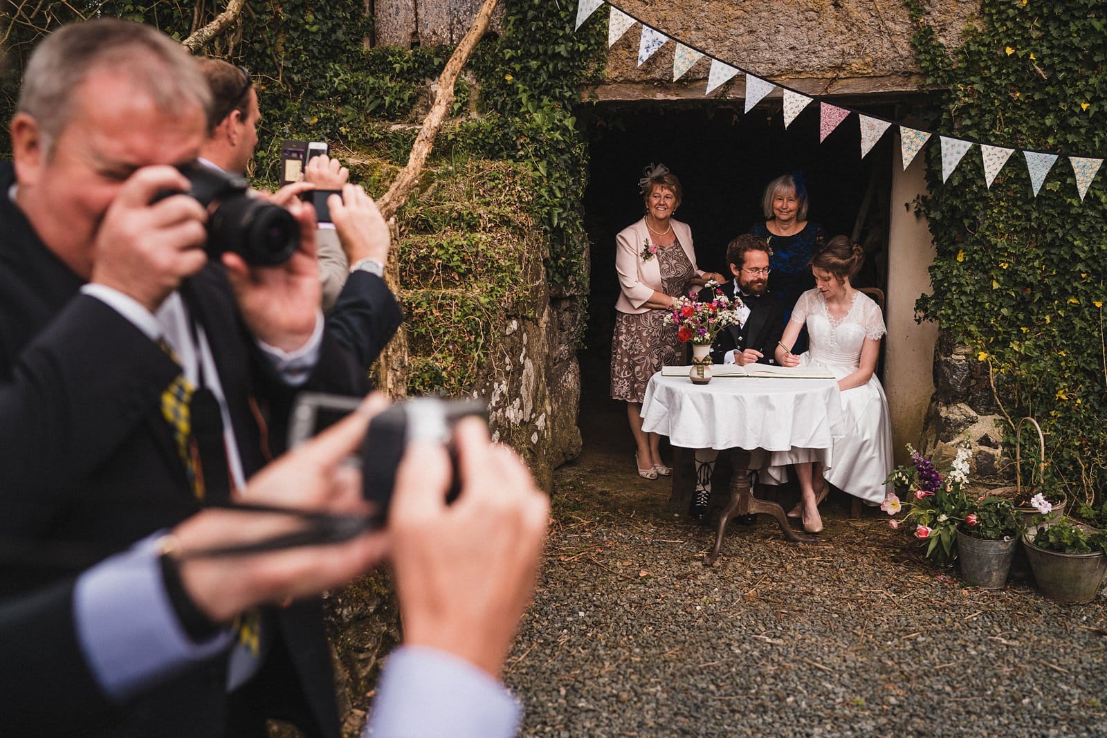 cornish camels wedding photography
